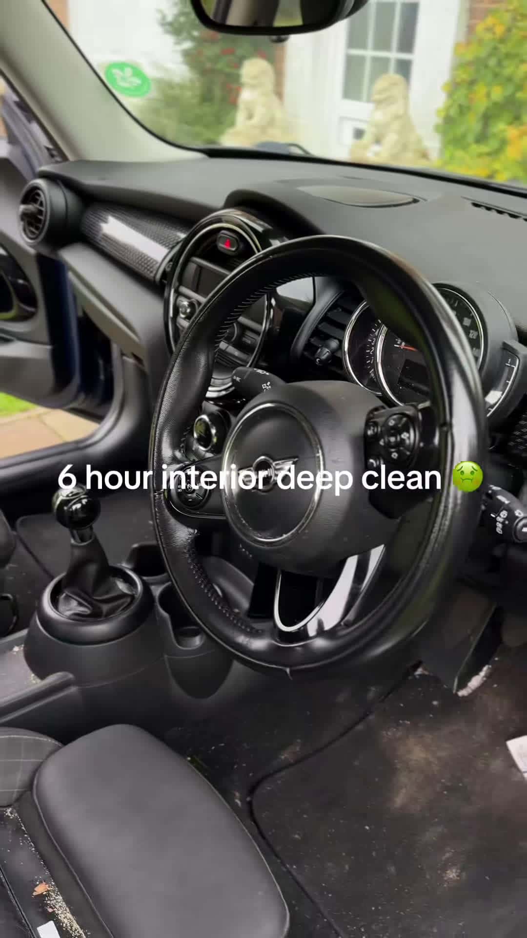 Cover for 6 hour interior deep clean🤢 #oddlysatisfying #viral #foryoupage #asmr #fyp #satisfying