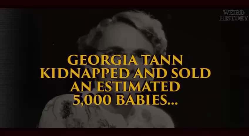 Cover for GEORGIA TANN KIDNAPPED AND SOLD THOUSANDS OF CHILDREN ON THE BLACK MARKET  #georgiatann #kidnapped #blackmarket #saveourchildren #monsters