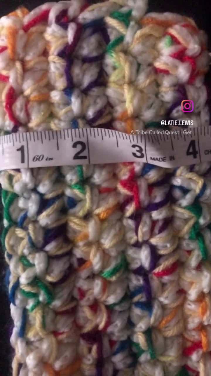 Cover for My multicolored minitotebag made of cord and yarn. I make ugly things. Ucg handmade. Carry small things on the go it very heavy thick and sturdy. No washing just wipe. I truly love this little bag. This is the second minitote FOR SALE $65.00