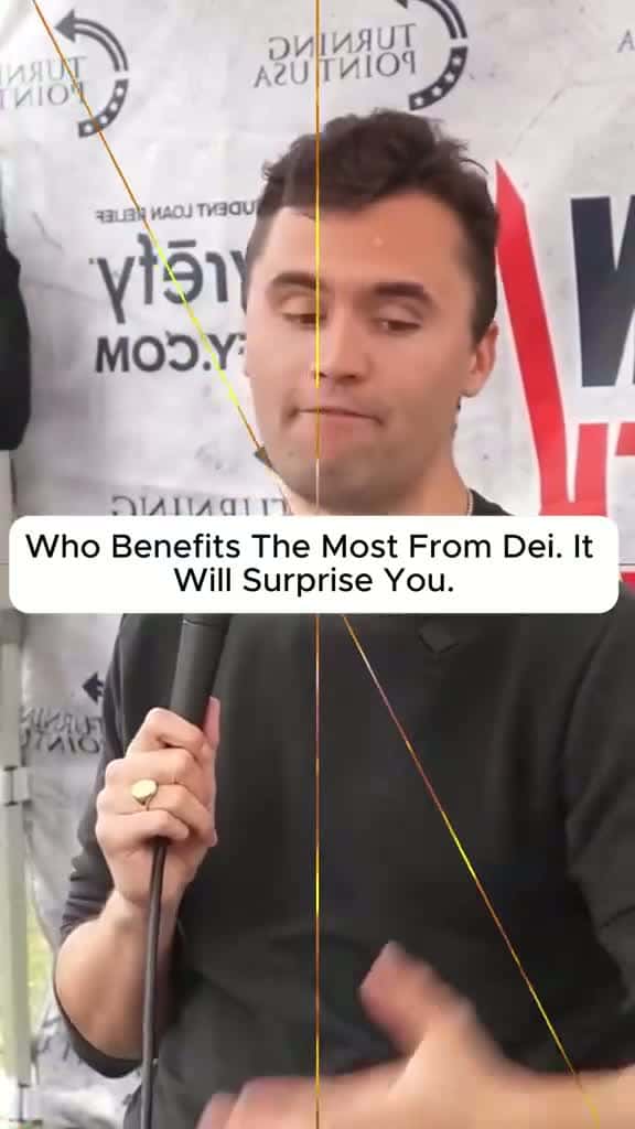 Cover for Who benefits the most from DEI #charliekirk 