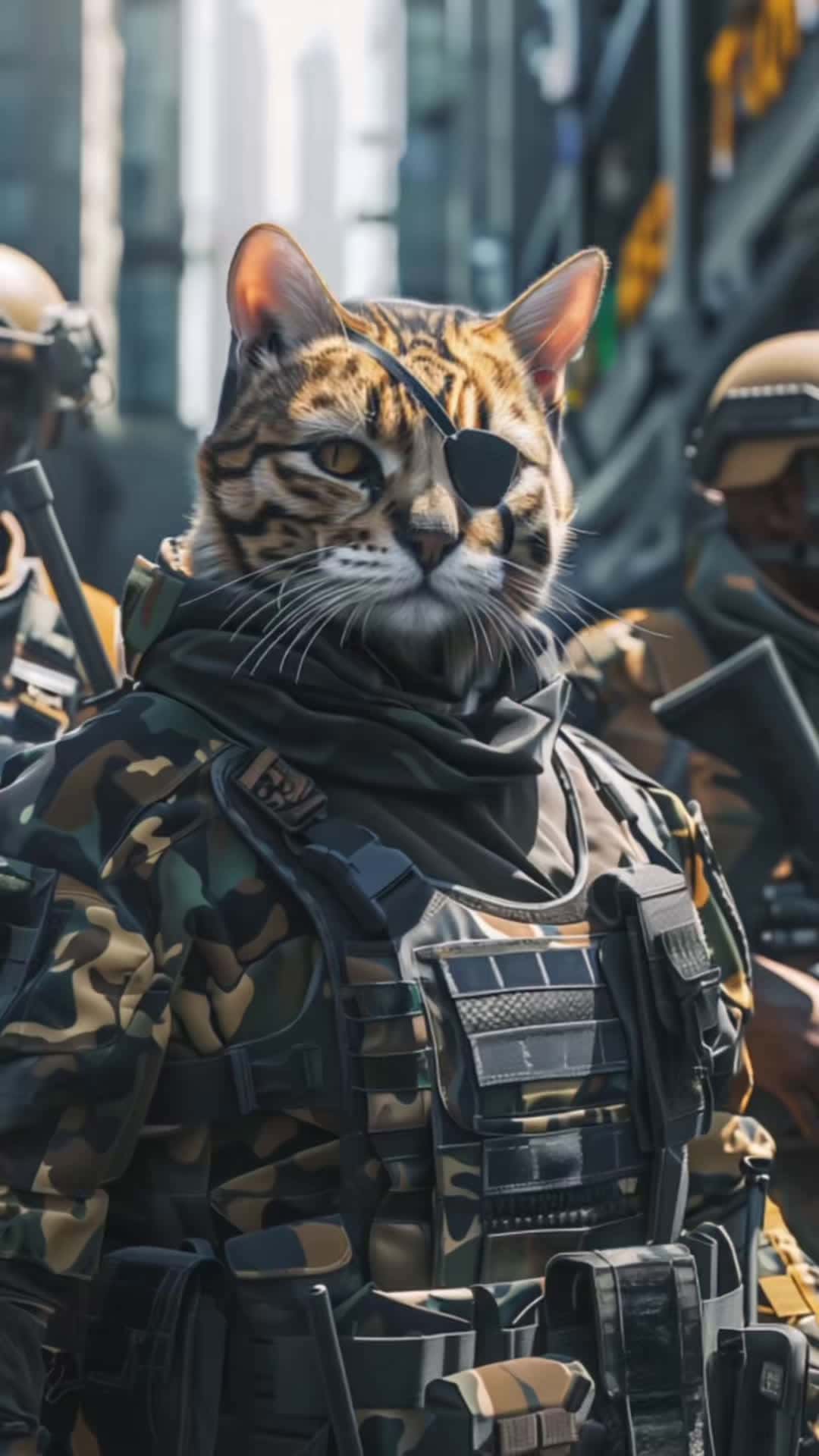 Cover for Cat & Human Joint Special Forces Drill (AI Made) #AICreated #MilitaryCat #TrainingDay #FunnyVideos #AICats #ViralPets #CuteAndFunny