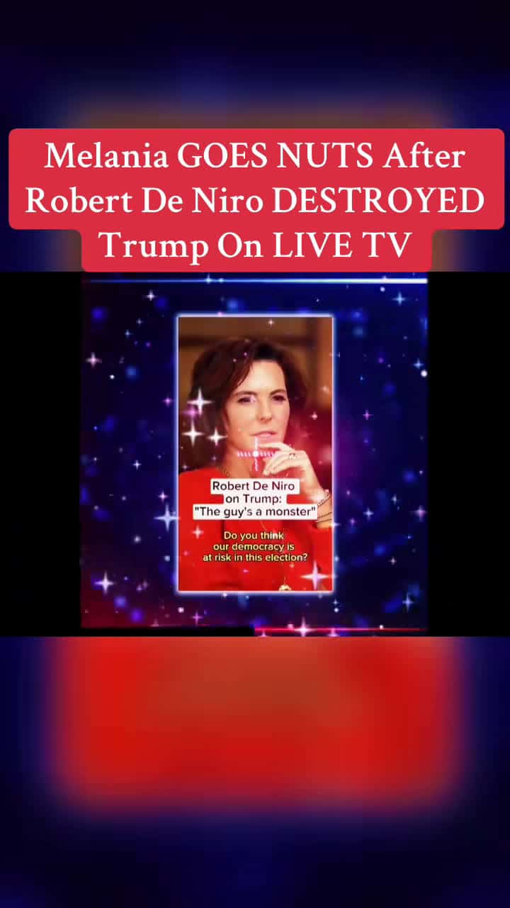 Cover for #TrueCrimeStories Melania GOES NUTS After Robert De Niro DESTROYED Trump On LIVE TV