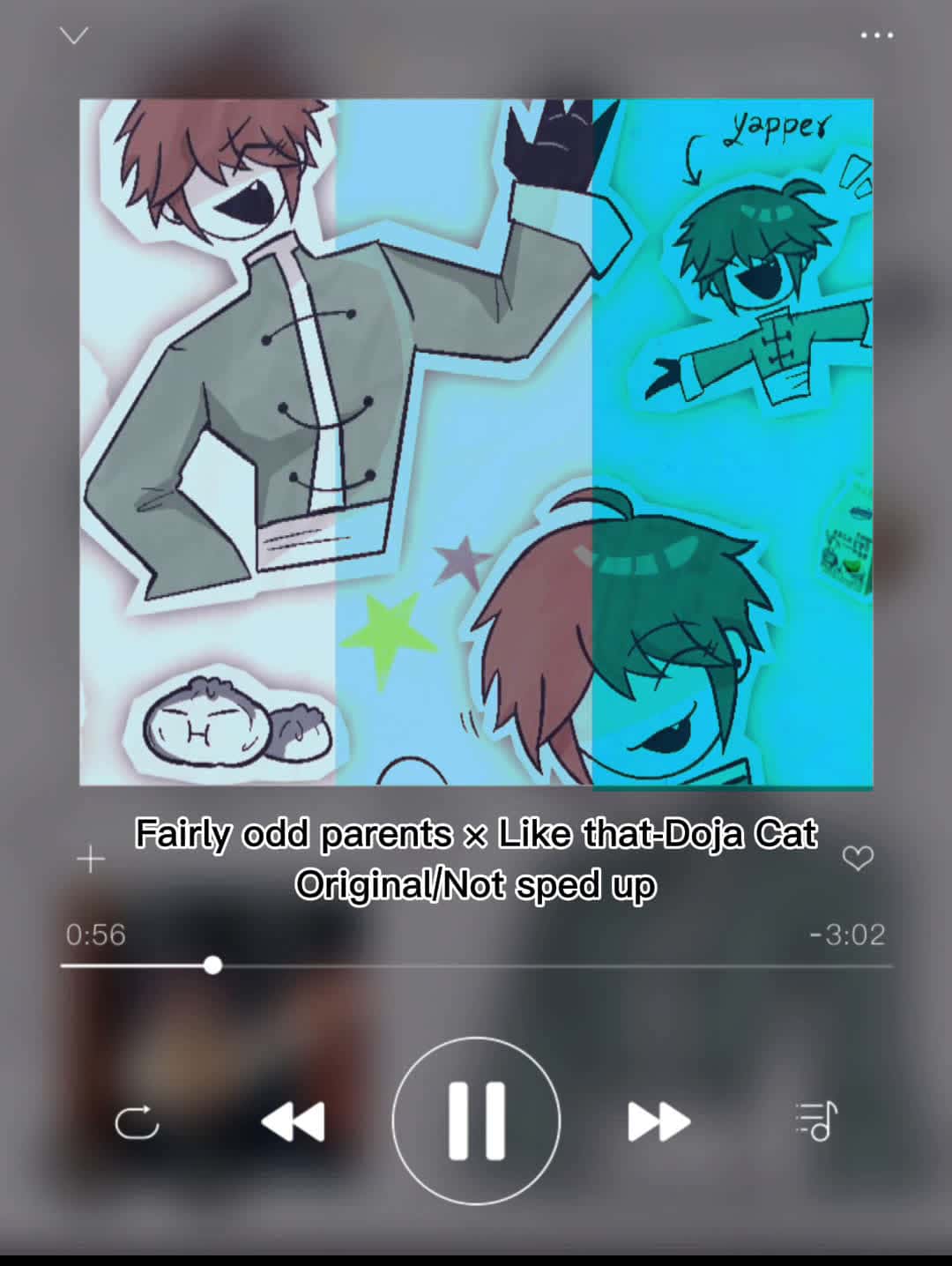 Cover for Fairly odd parents × Like that-Doja Cat (Original)
