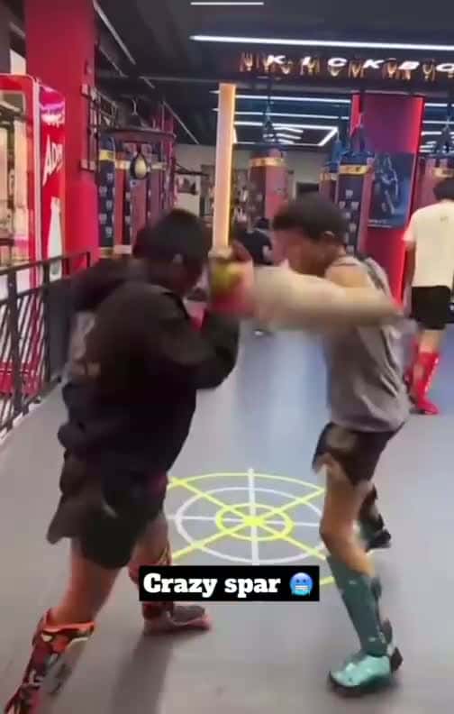 Cover for Two PRODIGIES show insane skill in friendly bout 🤯  #boxing  #fight  #fyp  #trending