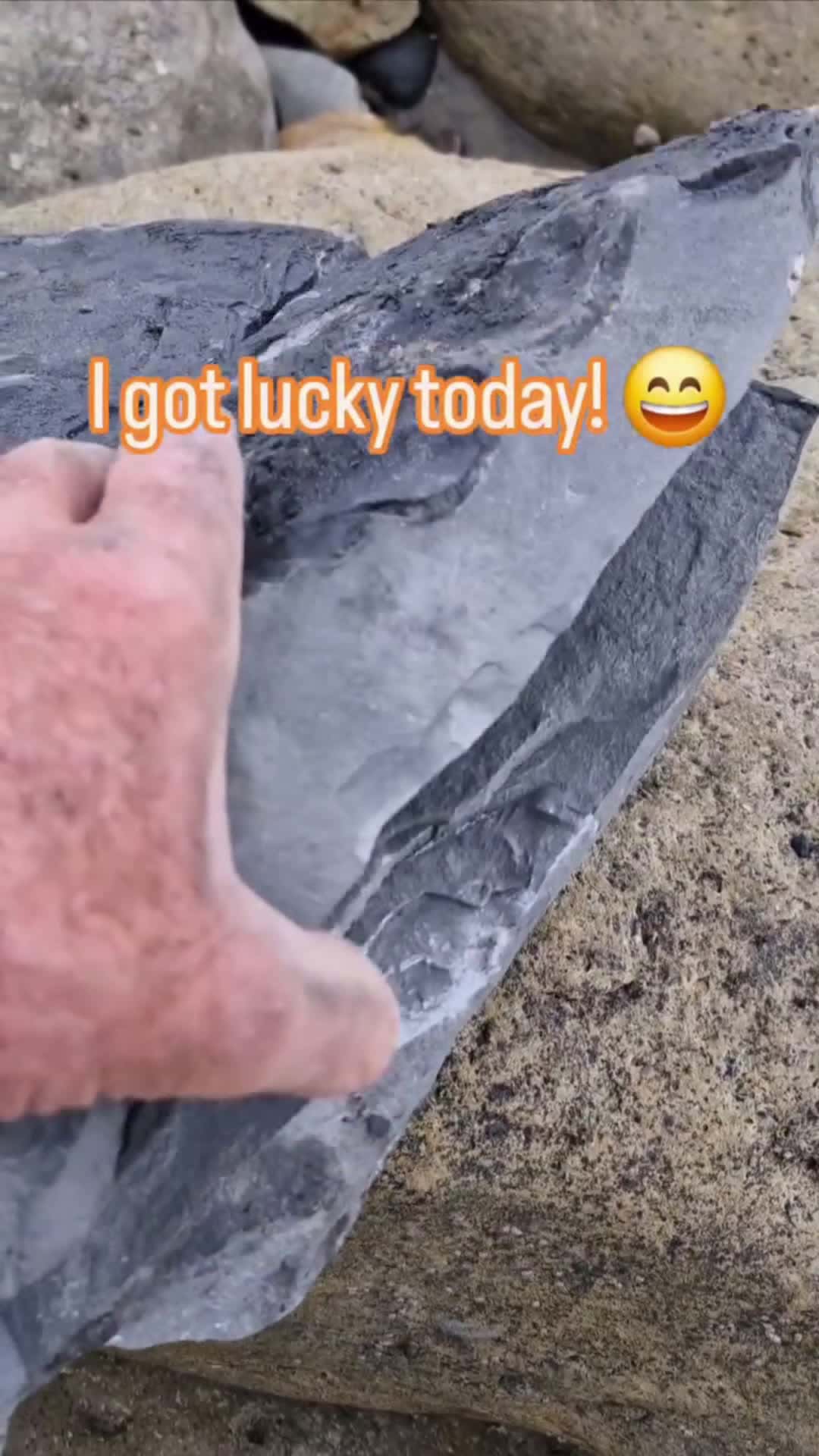 Cover for It's been at least 10 days since finding my last asti,  so this was a welcome find 😄 Everyone was walking 🚶‍♀️past the stone 🪨 But I must admit, it was very hard to spot, especially if you don't have the experience, and it wasn