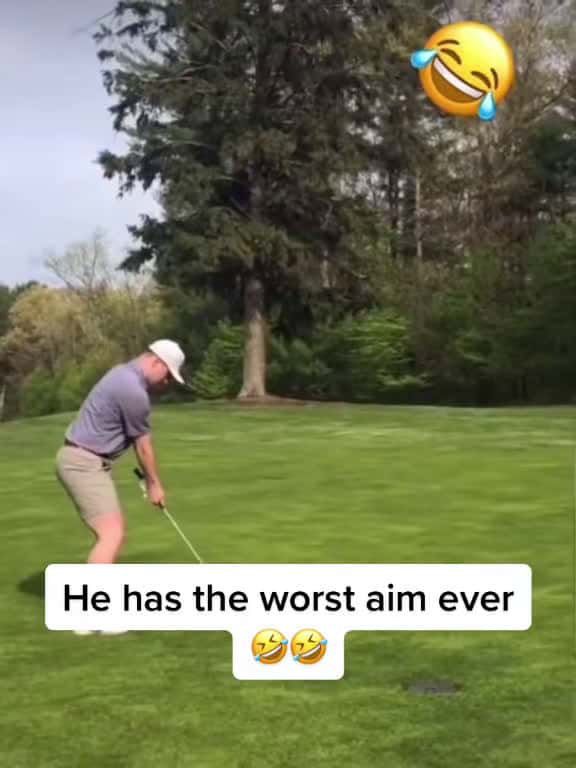 Cover for Watch out for the flag! 😂⛳ #GolfHumor #EpicFail