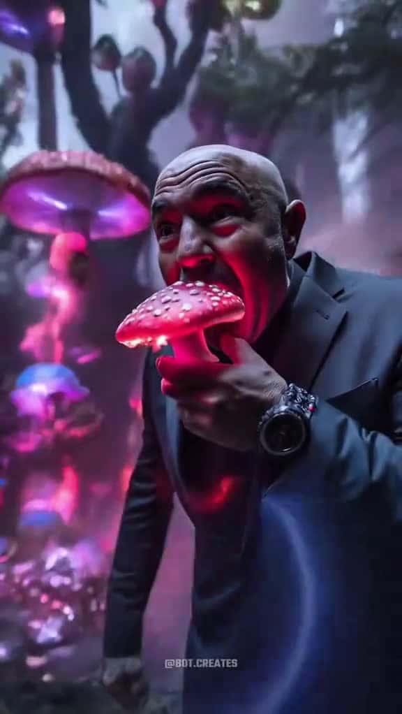 Cover for joe rogan is the Goat!! #joerogan #jre #trippy #aigenerated  #Ai #fyp