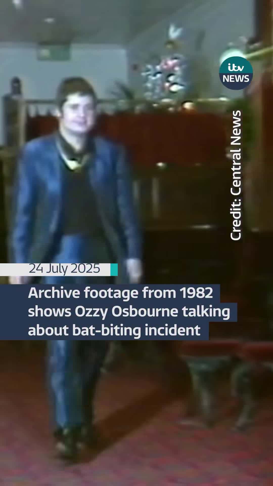 Cover for In 1962 Ozzy Osbourne explains biting the head off a bat.#ozzyosbourne #ripozzy #bat #fyp #viral #interview #foryou 