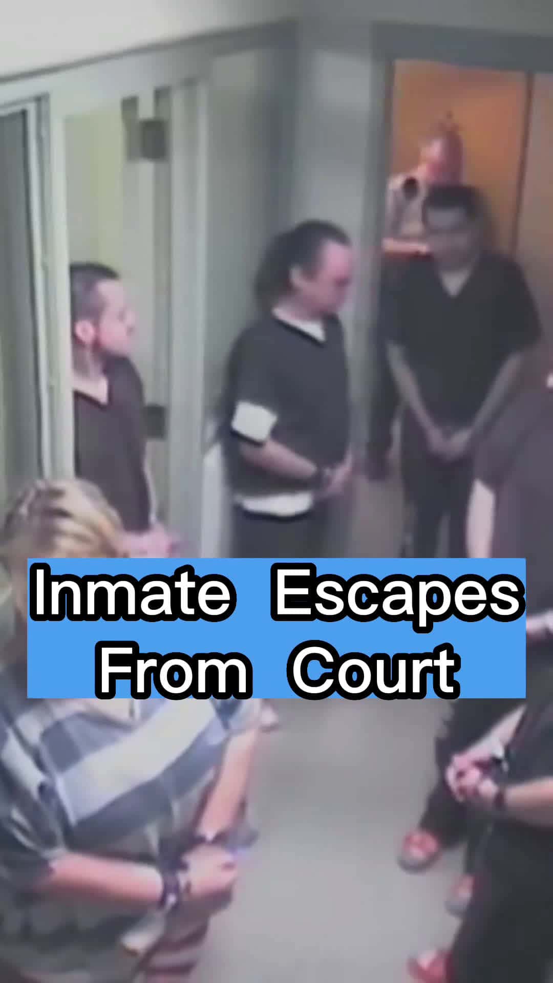 Cover for Inmate Escapes Court Undetected 😂 Credit to AETV on Youtube #escape #prison #jail #court #prisonbreak #law #crime #fyp #fypシ #news#TrueCrime