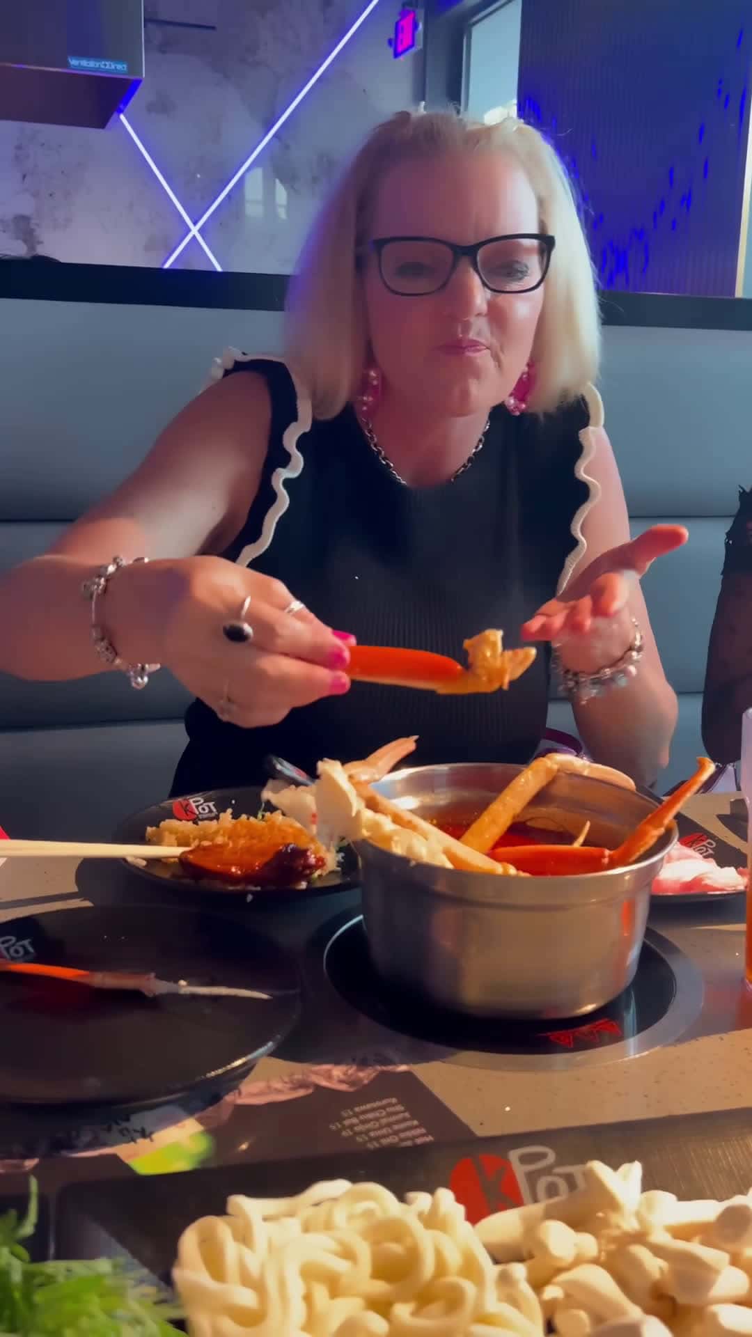Cover for Crableg Seafood Mukbang Hot Pot #mukbang #seafood #hotpot #food #yum #crablegs