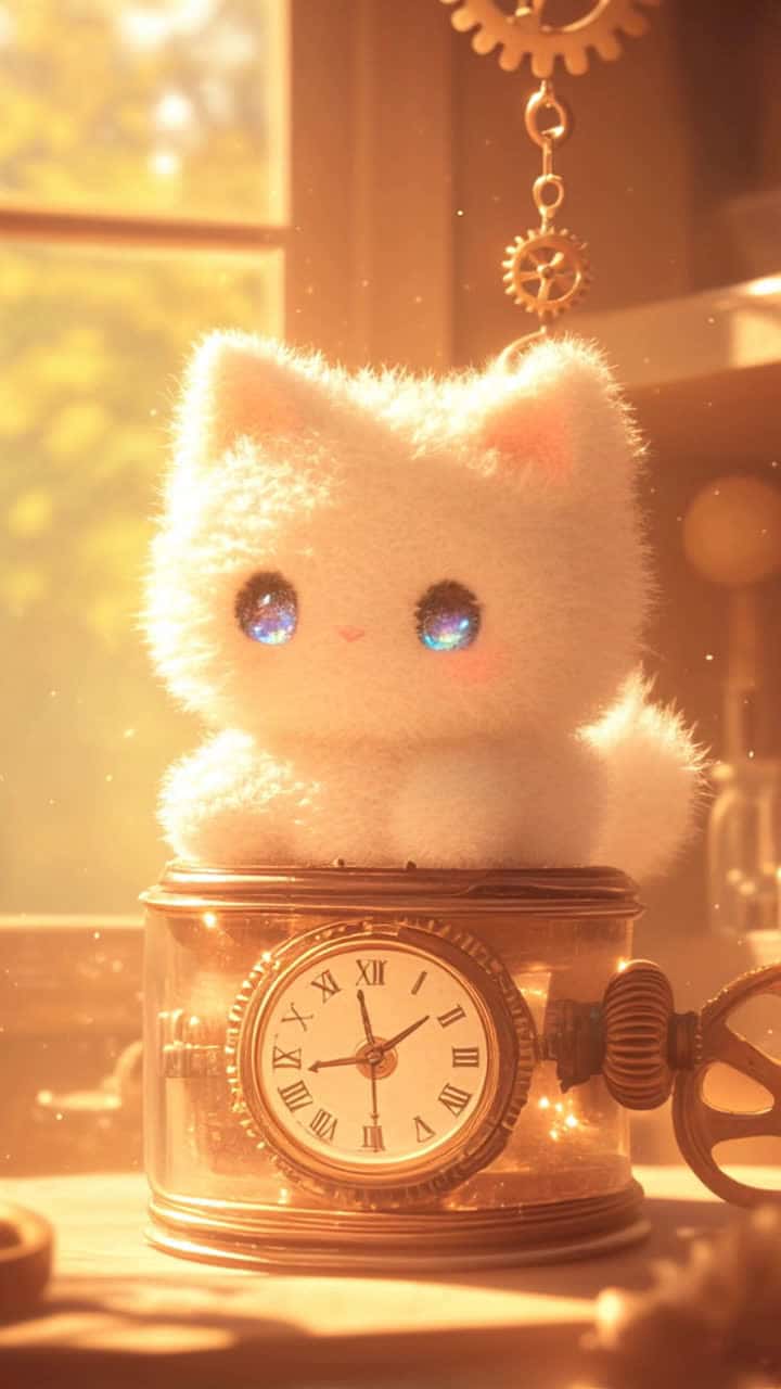 Cover for  Chaos? Sure. But adorable chaos. 😻💻 Who wouldn’t want a desk pet like this? 🐾 #ai #aiart #cat #healing
