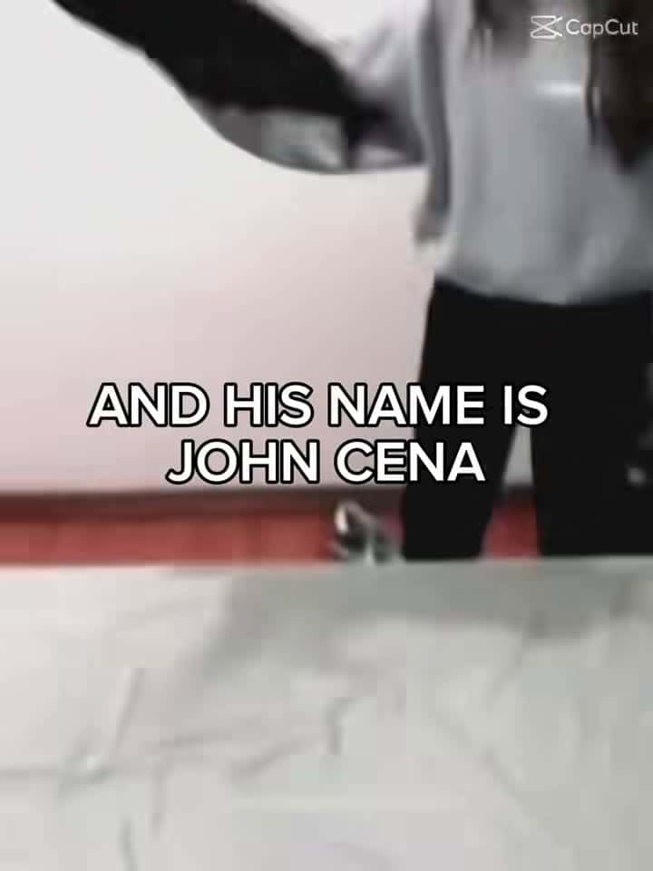 Cover for and his name is John Cena