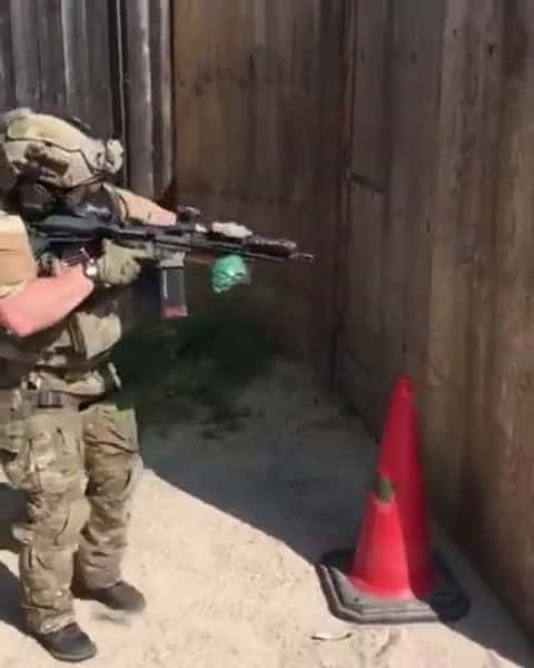 Cover for Watch a Green Beret on a Crisis Response Force drill power through a high-pressure stress shoot during global training (2020-21). Fake gun, safe practice 🎯 #GreenBeret #CrisisResponse #MilitaryTraining