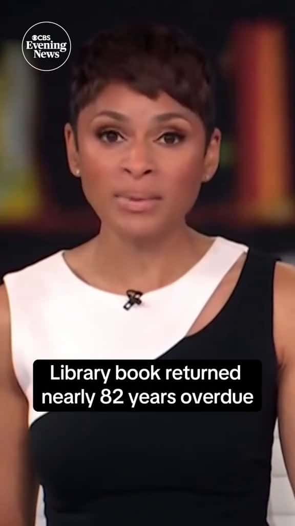 Cover for A library in San Antonio just received a book that was checked out 82 years ago. #sanantonio #texas #library #booktok  created by CBSEveningNews with CBSEveningNews’s original sound