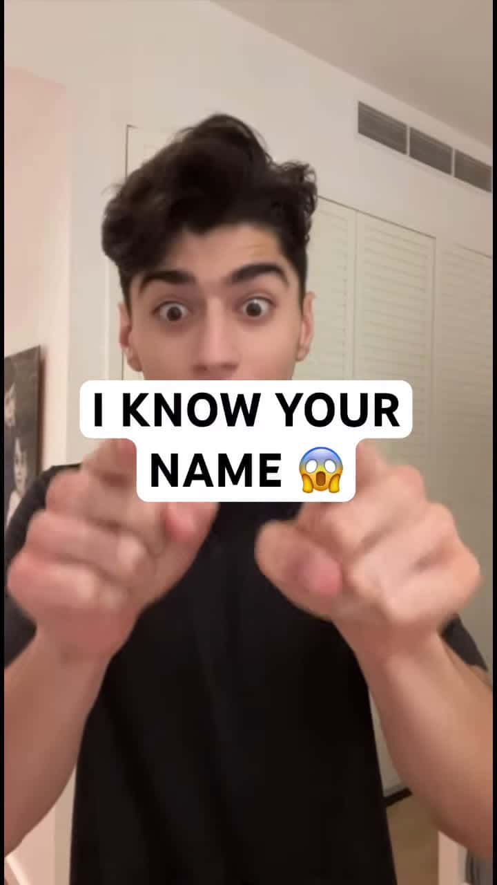 Cover for GUESSING YOUR NAME 😱🤯 #trythis #illusion #popular  #reels