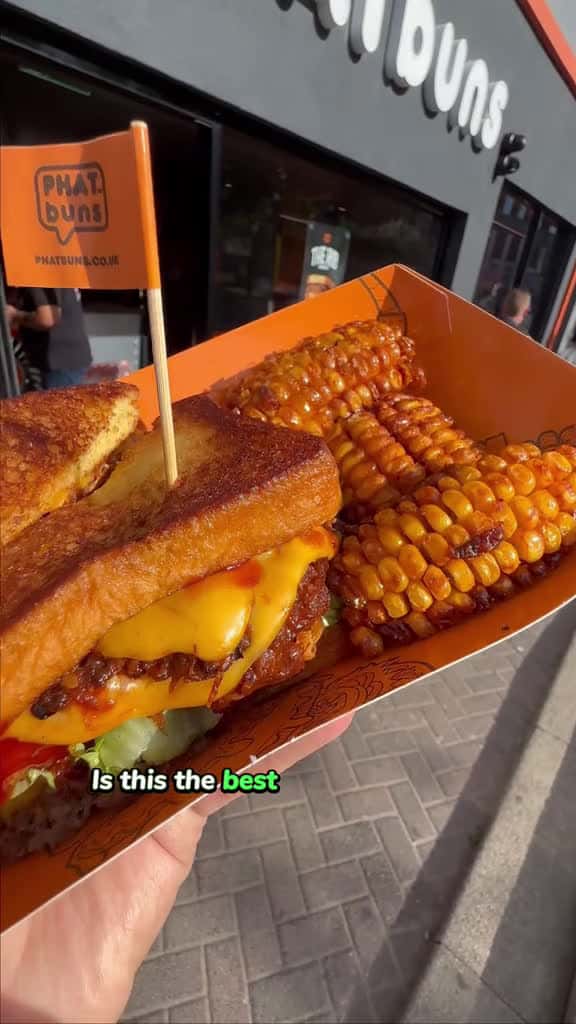 Cover for Phat Buns Sheffield London Road Overall Rating 7.8 10 Loaded Cheetos Tots 8.75 Mango Haban 99158 #trending