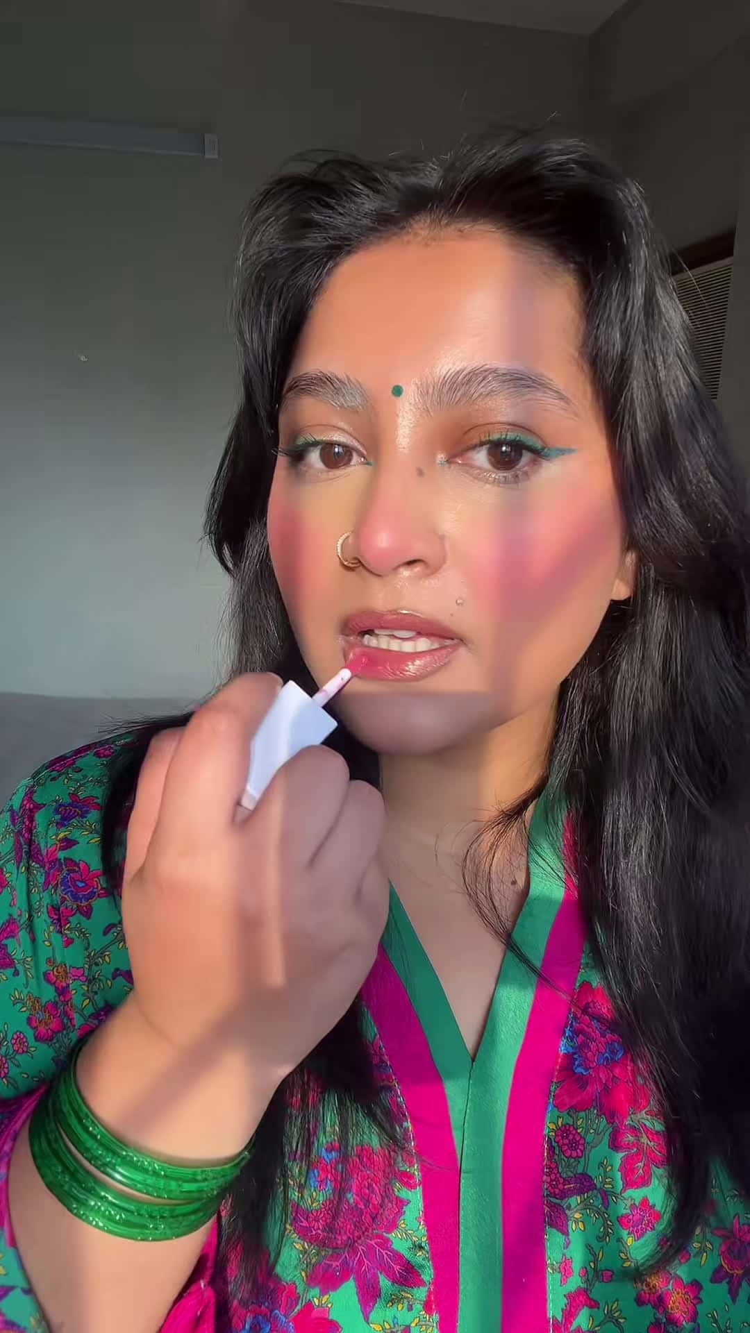 Cover for Wearing @Tanaïs lip oil #lipoil #desi