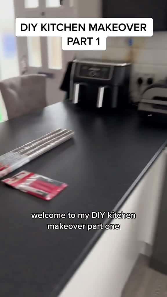 Cover for Part 1 kitchen makeover kitchenmakeover diyonabudget fyp roomtransformation dcfix 87333 #america