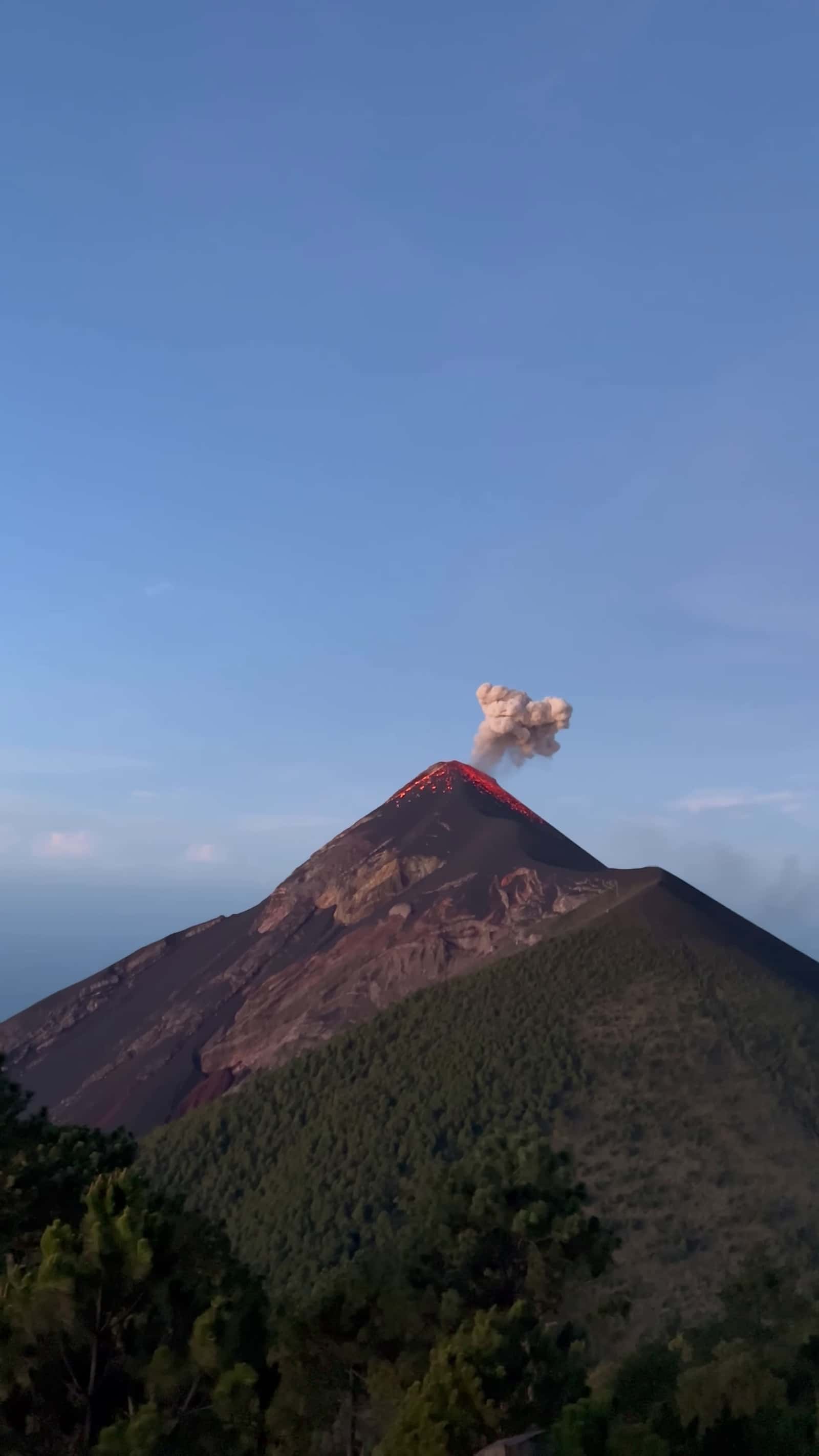 Cover for #CaughtOnCamera Eruption Filmed from Base Camp Near Volcano.