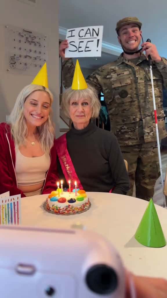 Cover for Soldier surprises Granny on her 82nd birthday with the gift of sight fyppppppppppppppppppp 26526 #american