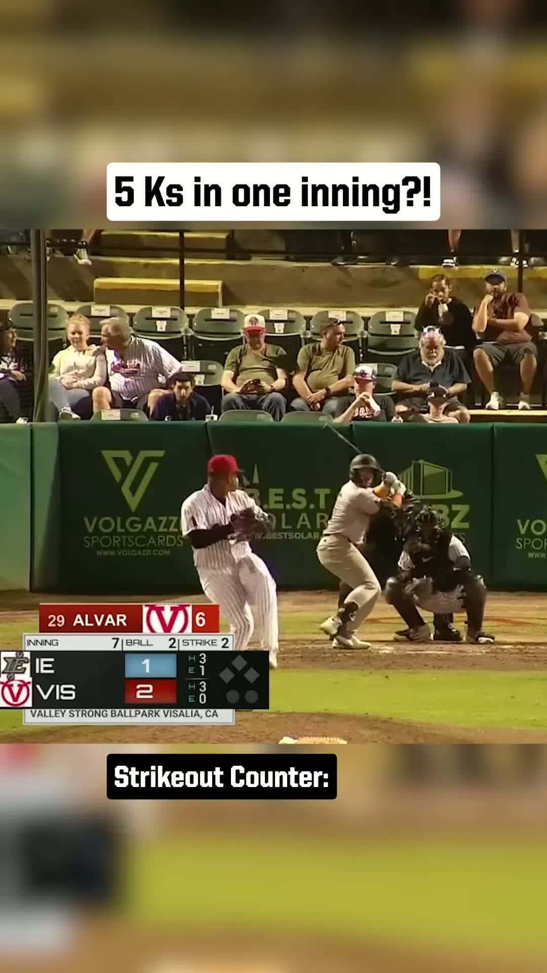 Cover for Dbacks prospect Jhosmer Alvarez fanned FIVE batters in one inning #Baseball, #BaseballLife, #BaseballSeason
