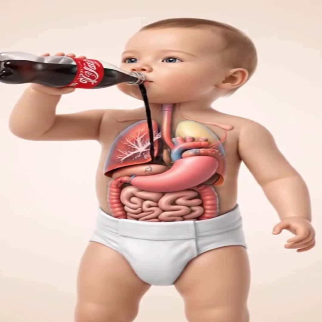 Cover for Baby Drinking Soda #baby #asmr #health #unhealthy #odlysatisfying #satisfying #odlysatisfying #foryoupage