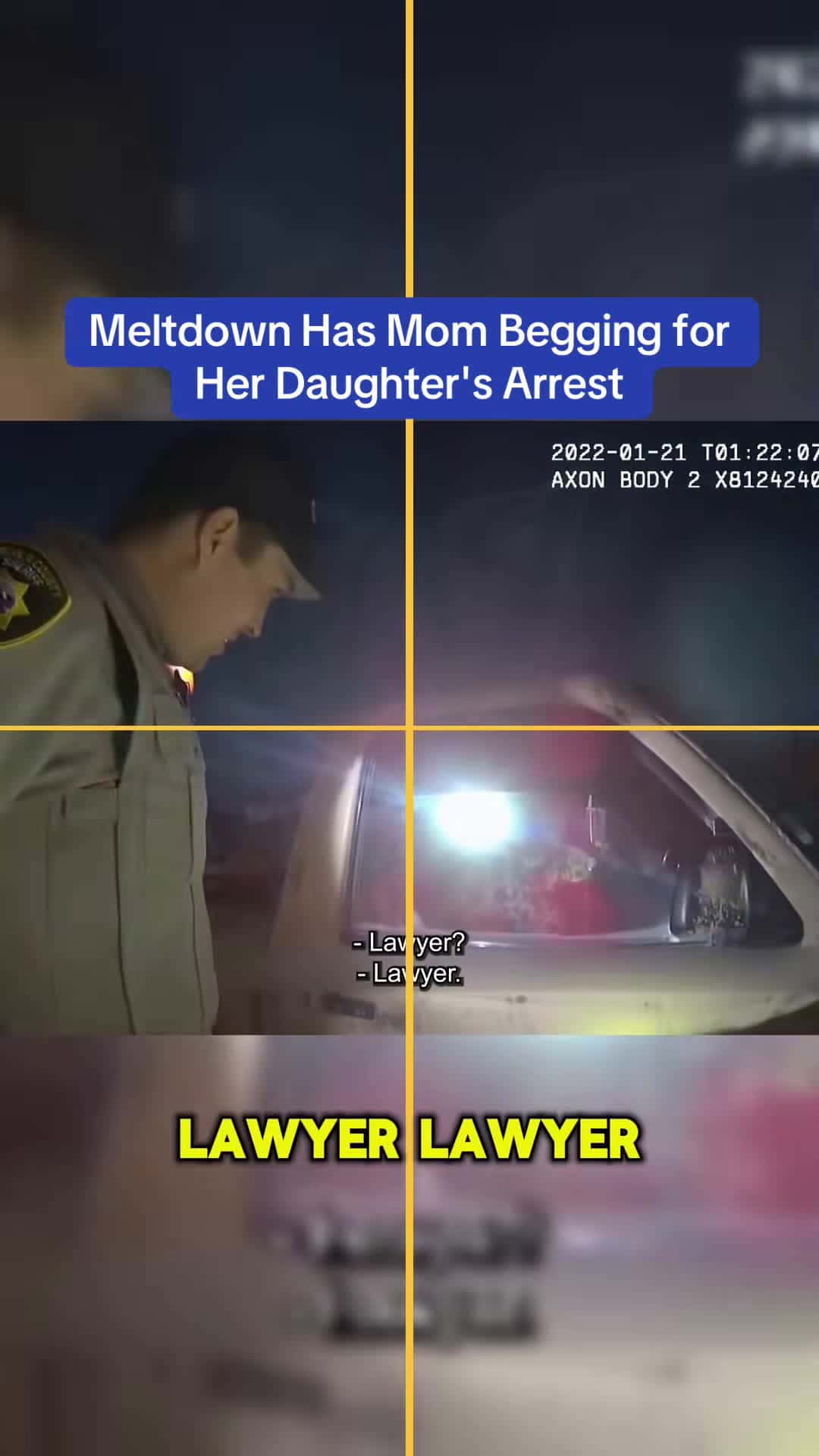 Cover for Meltdown Has Mom Begging for Her Daughter's Arrest #bodycam 