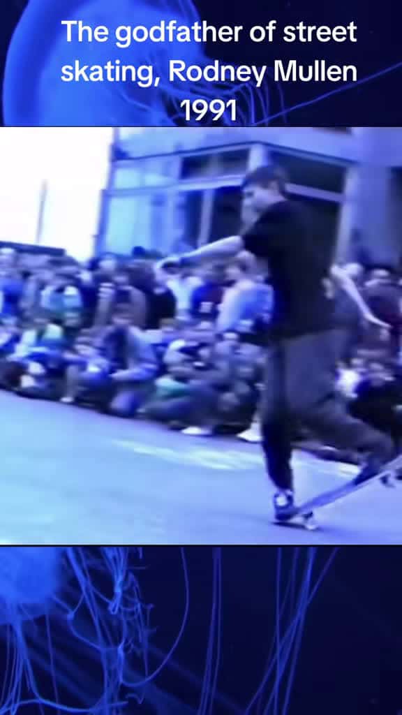 Cover for Rodney Mullen shredding at the 1991 Stegny skatepark opening in Warsaw! 🐐 #Skateboarding #Legend #Skate