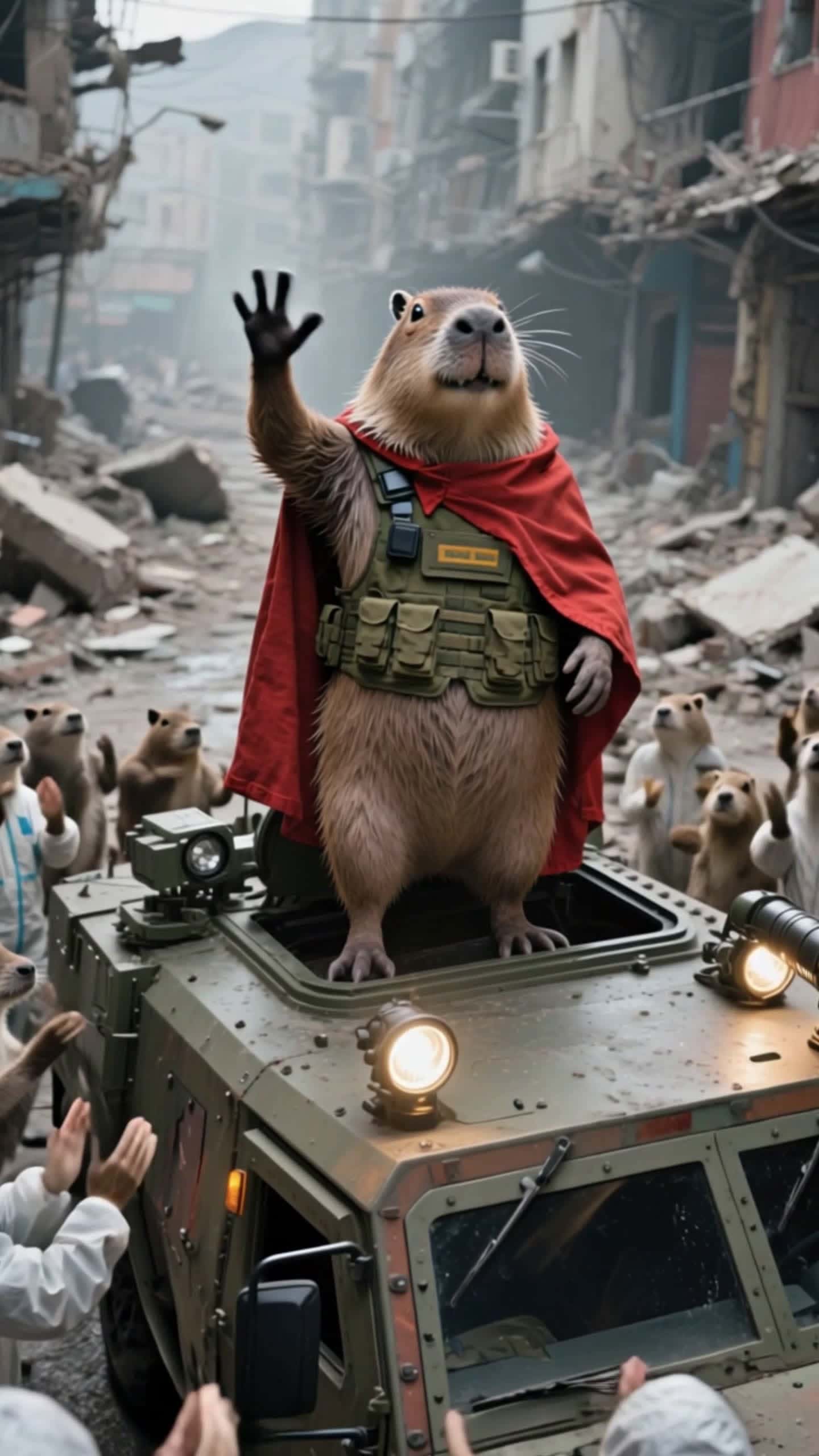 Cover for ​​AI-generated. When the Capybara Heiress Adopted a Homeless Boy... His Betrayal Left Her Cucumber Empire in Ruins! 🐾💔🥒 #ai #drama #betrayal​