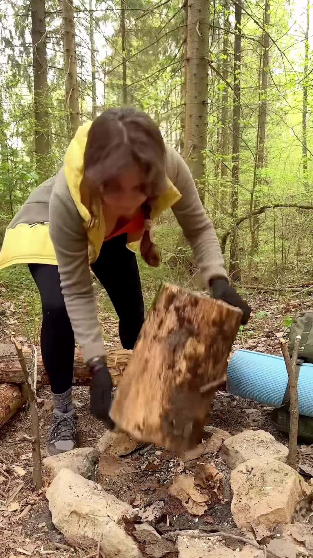 Cover for Bushcraft skills #camping #outdoors #survival #adventure #asmr #bushcraft #lifehack #building #skills