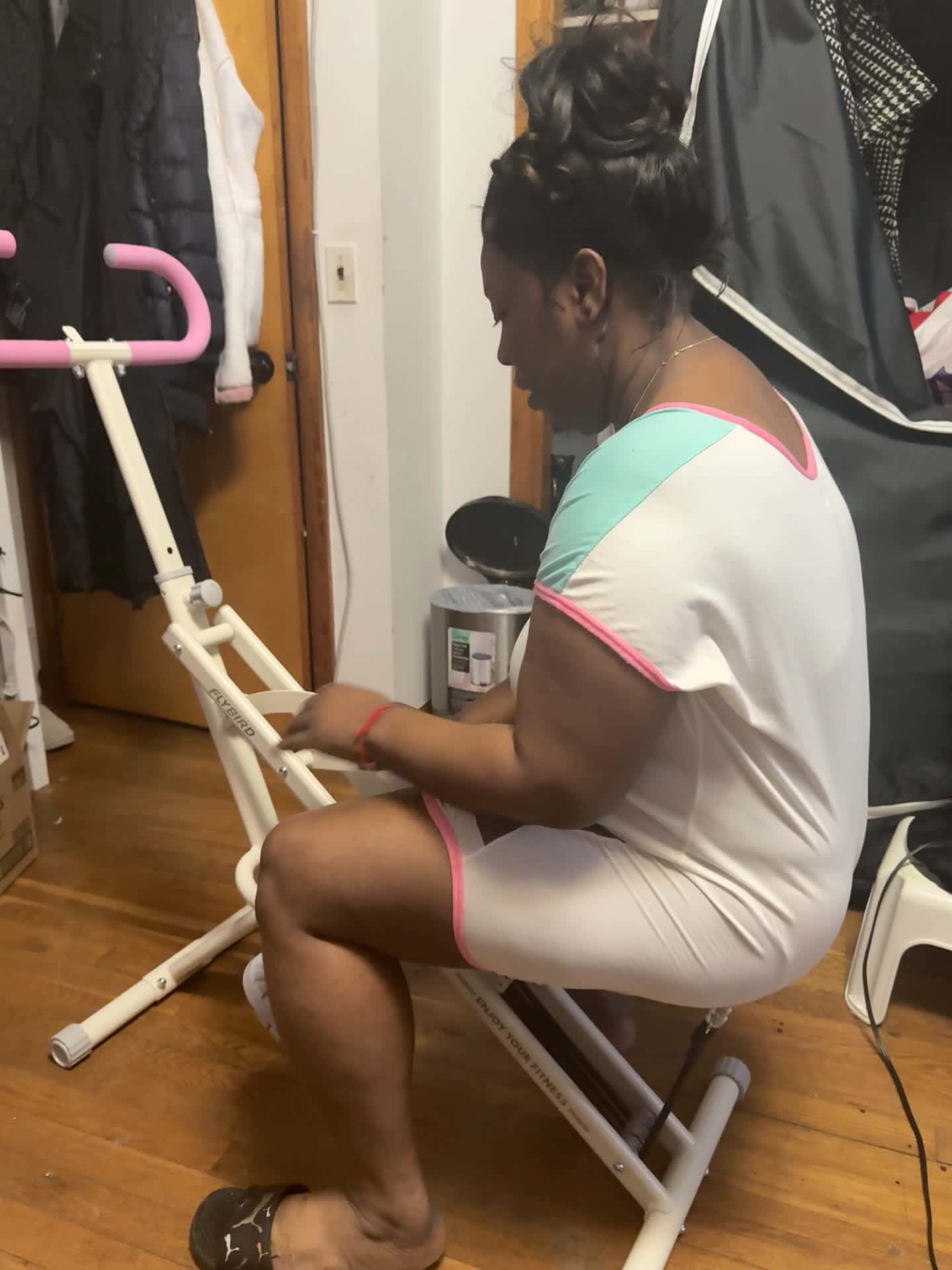 Cover for #CaughtOnCamera my sister trying to exercise 😂😂🤣🤣