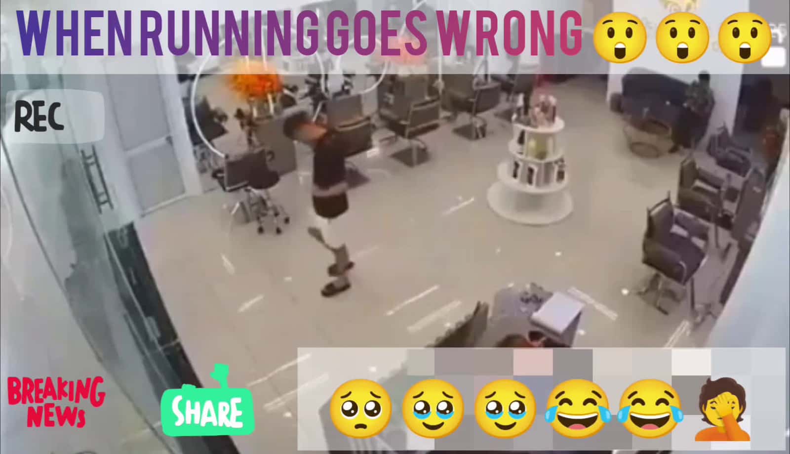 Cover for #funnyclips #indoorrunning #nobrakes #enjoy #followme