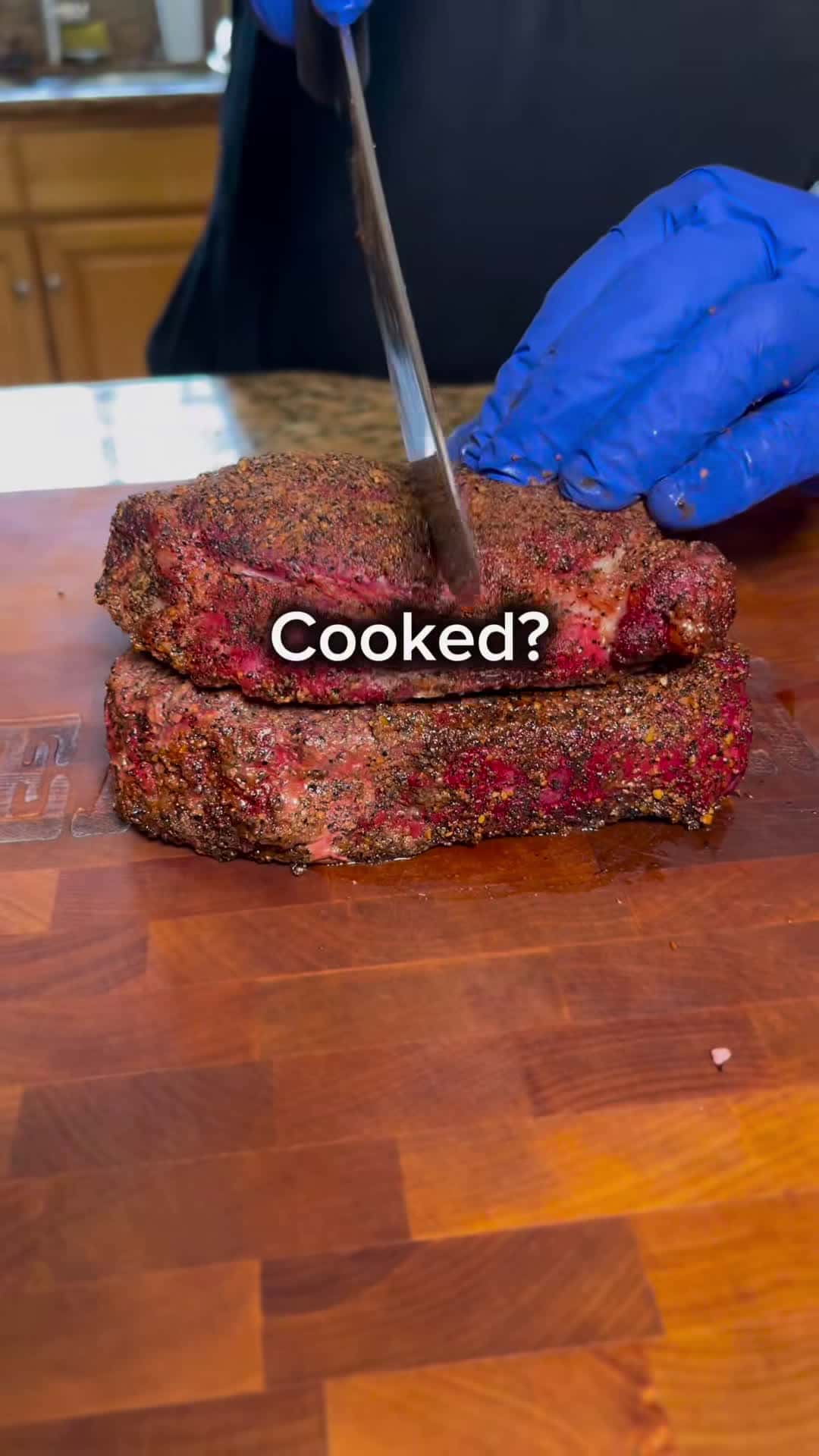 Cover for #OddlySatisfying Is this steak cooked