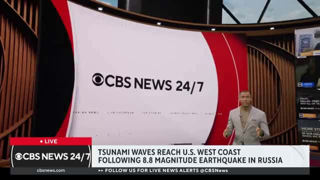 Cover for Tsunami waves reach West Coast of U.S
