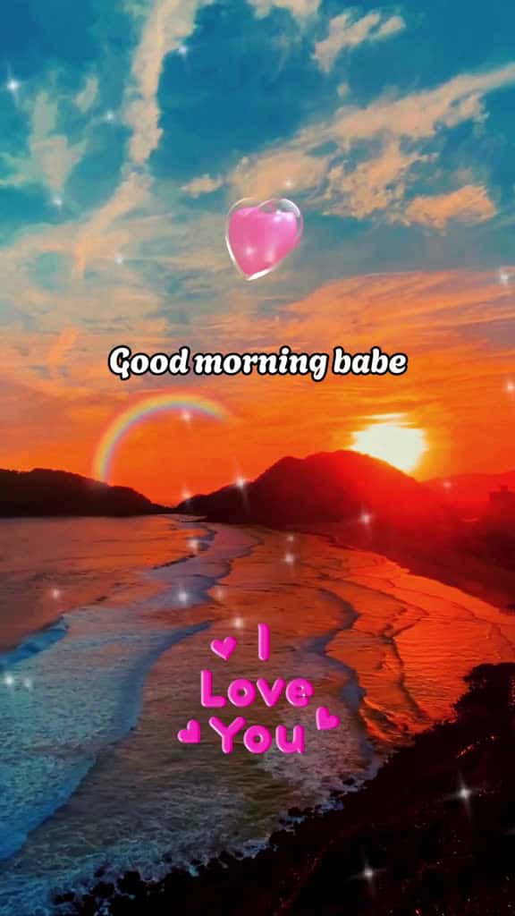 Cover for Good morning babe I Love you Love loveyou iloveyou lovehim loveher inlove dating partner R 24542 #shortvideosscoopz