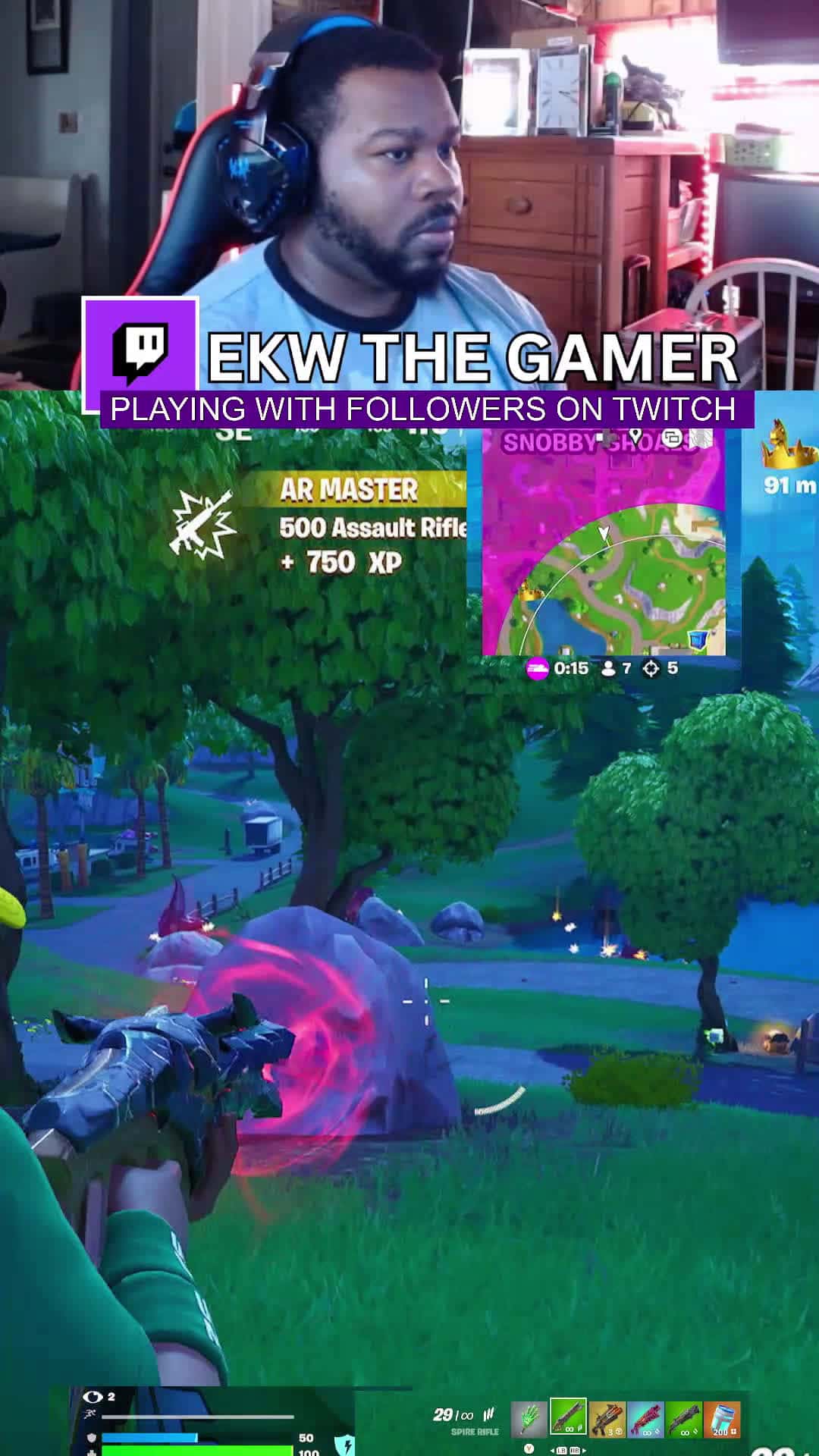 Cover for Chasing the Fortnite crown king  #fortnite 