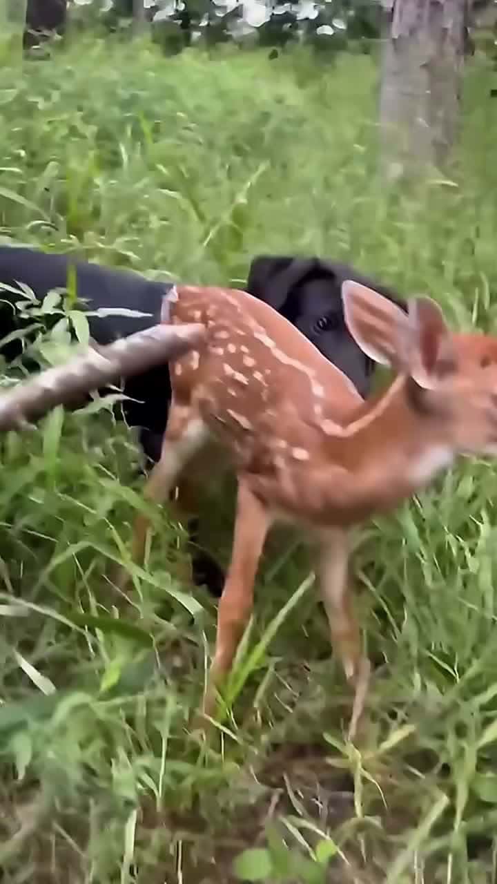 Cover for Aww 🥹 meets a new friend ☺️💞❤️📸