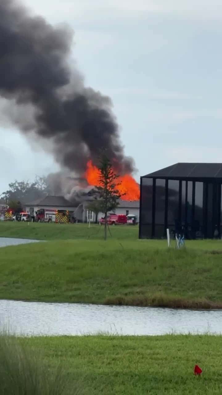 Cover for Large house fire in St. Augustine Monday