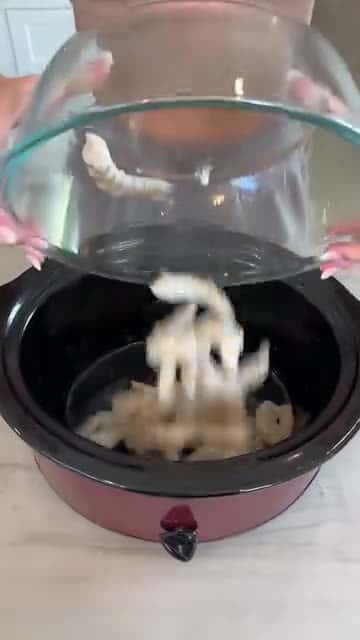 Cover for shrimp scampi, crockpot edition #seafood#shrimprecipe #gourmetathome #recipeoftheday #uniquerecipes #easyrecipe #whattomakefordinner