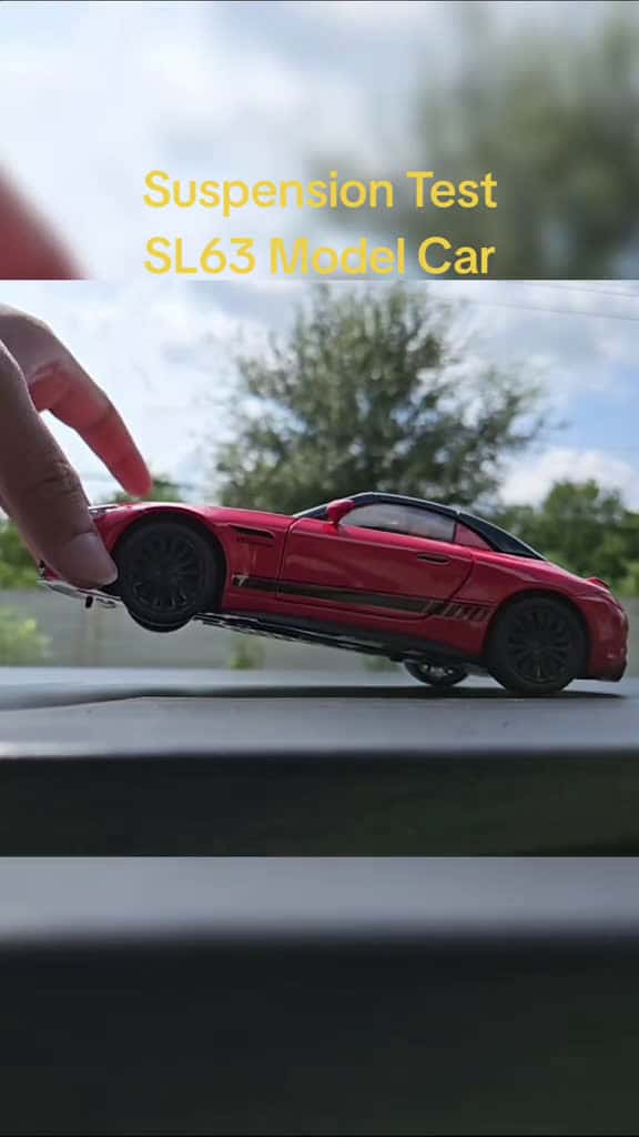 Cover for Mercedes Benz SL63 Model Car Suspension Test #diecast #modelcar #mercedesbenz #sl63amg  created by Abdul Rafay Hasan with Hans Zimmer’s F1