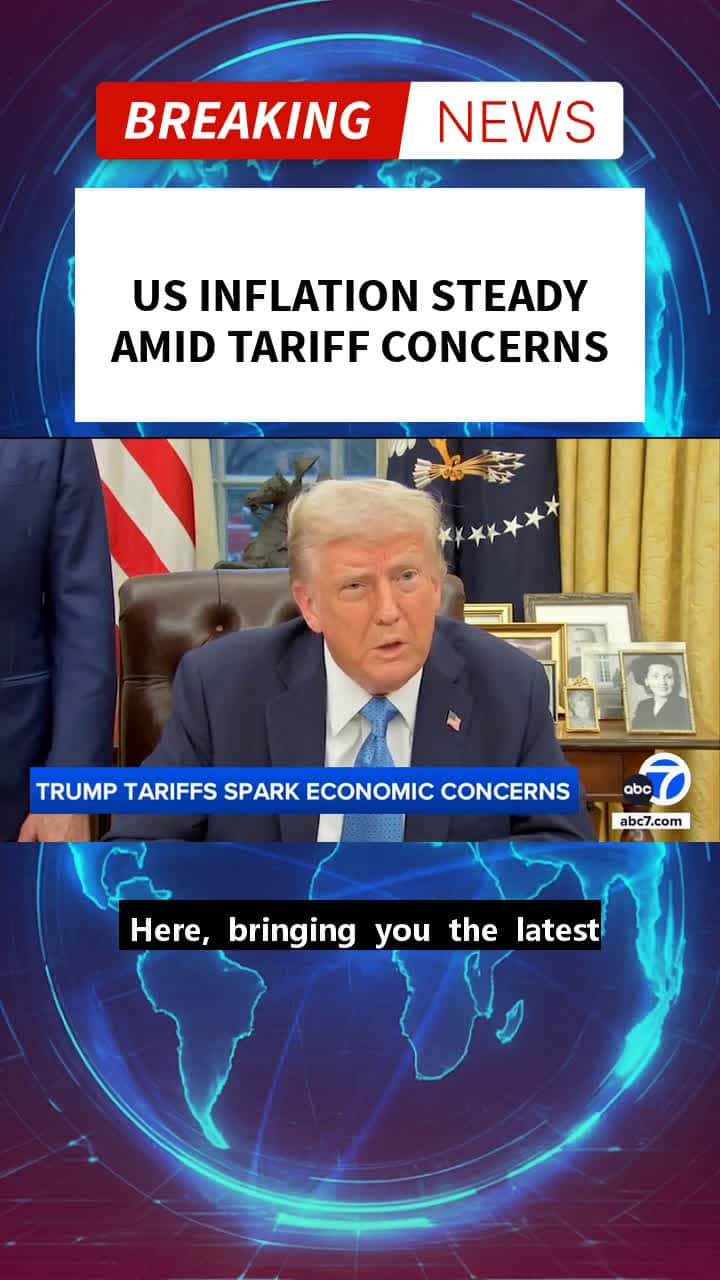 Cover for AI video: US Inflation Stays Steady with Tariff Concerns Looming #USInflation#TariffThreats#EconomicUpdate#FinanceWorld#AI