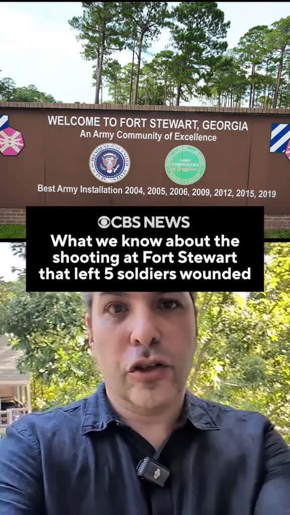Cover for An active-duty Army sergeant is suspected of using a personal weapon to open fire on coworkers Wednesday at Fort Stewart in Georgia. CBS News’ Dave Malkoff breaks down what we know so far. #fortstewartga #georgia #shooting #arm...