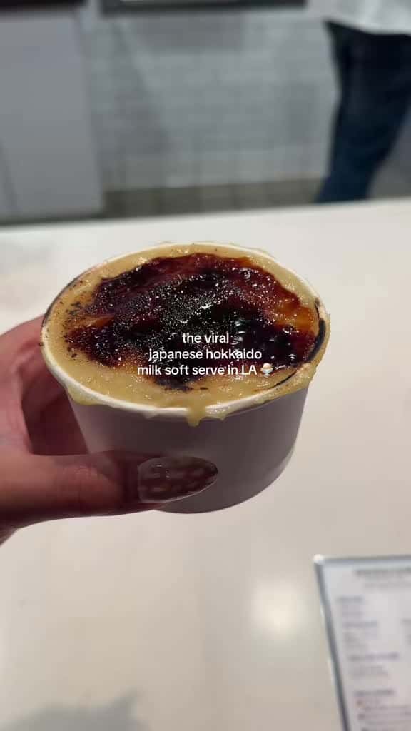 Cover for Indulge in the special brûlée soft serve at Indigo Cow's new Sawtelle spot! 🍦 #IceCreamLove #IndigoCow #Sawtelle