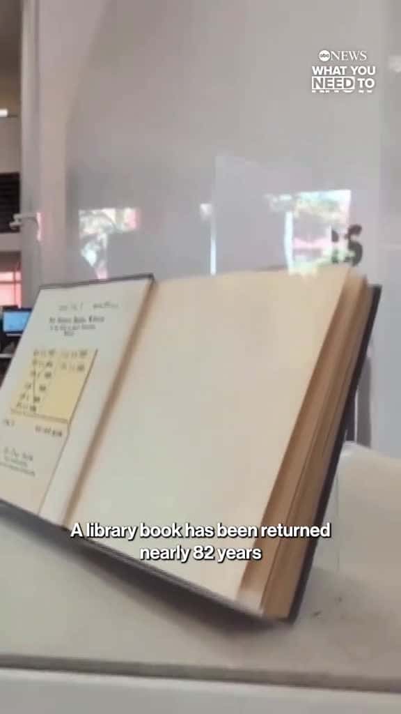 Cover for The San Antonio Public Library got a big surprise when one of its book was returned nearly 82 years after it was originally checked out. Luckily, the library said it won’t apply the estimated $900 in late fees the book had accu...