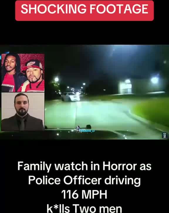 Cover for Family watch in Horror as Police Officer driving116 MPHk*Ils Two men #rip #caughtoncamera