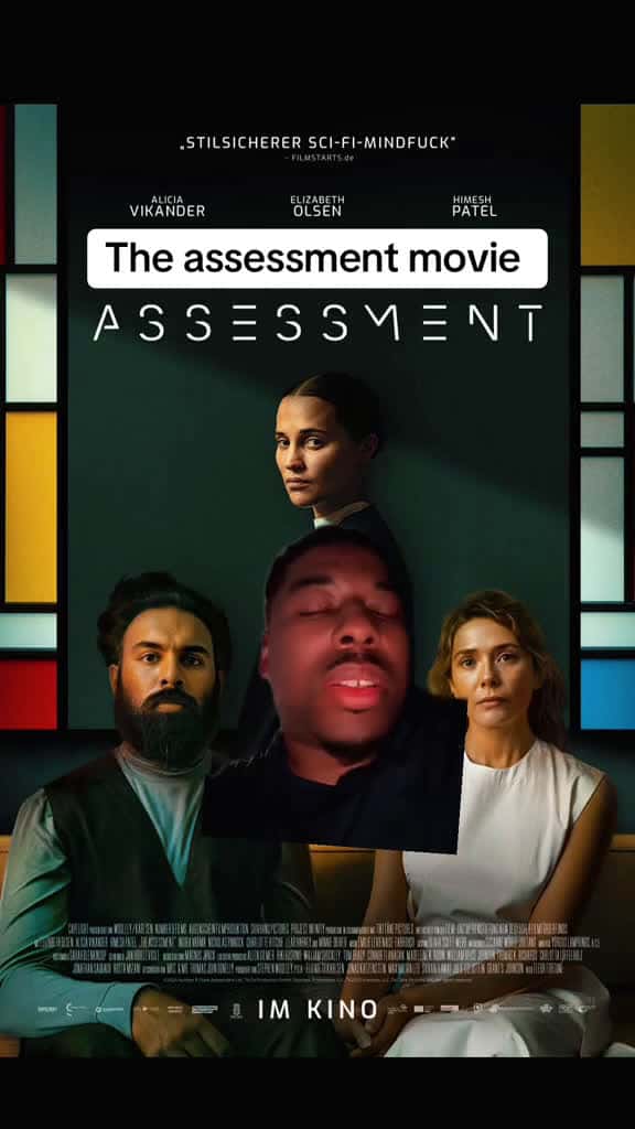 Cover for The assessment  greenscreen fyp amazonprimevideo fyp foryoupage reaction movierec 02251 #american