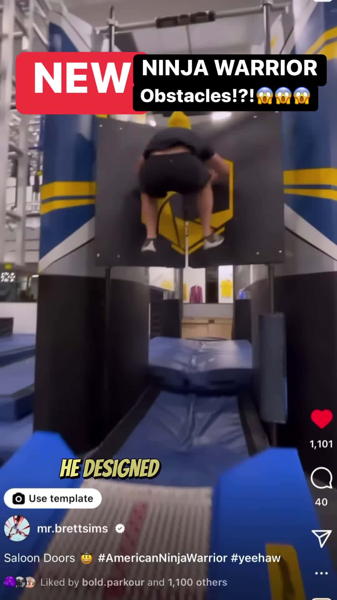 Cover for INVENTING NEW NINJA WARRIOR OBSTACLES AT MOTIVE School of Movement