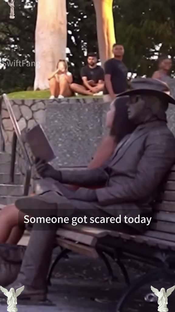 Cover for Statues play pranks tiktok foryou effigy statuary prank trick 13695 #america