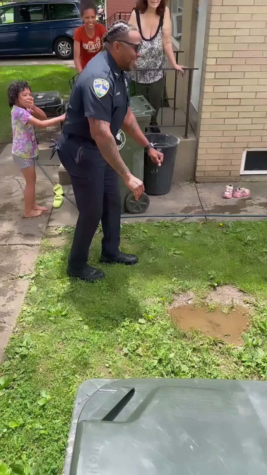 Cover for Ain’t never seen no stuff like this 🤣🤣 I think his name was officer sharpe, He gave the kids candy and toys then brought out this 😂😂
