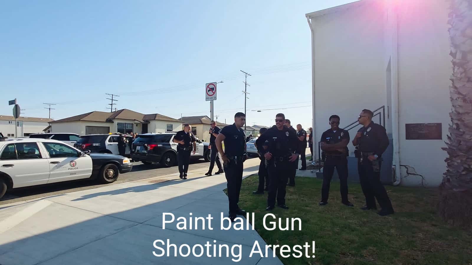 Cover for They zabout to take a trip to Jail. Psint ball Shooting.